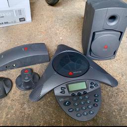 Polycom VTX1000 audio conferencing kit
Excellent condition. Complete with expander mics and sub speaker. Bargain!