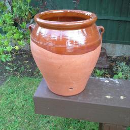 Large terracotta pot 12inc ideal for garden plants or water feature