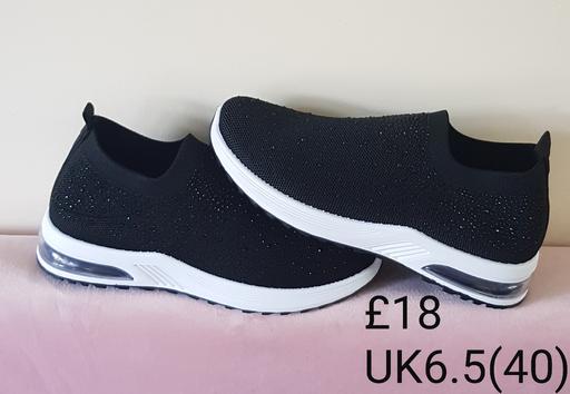 Buy & Sell Lincolnshire Boston - Photos for Womens sock shoes black UK 6.5 EU 40