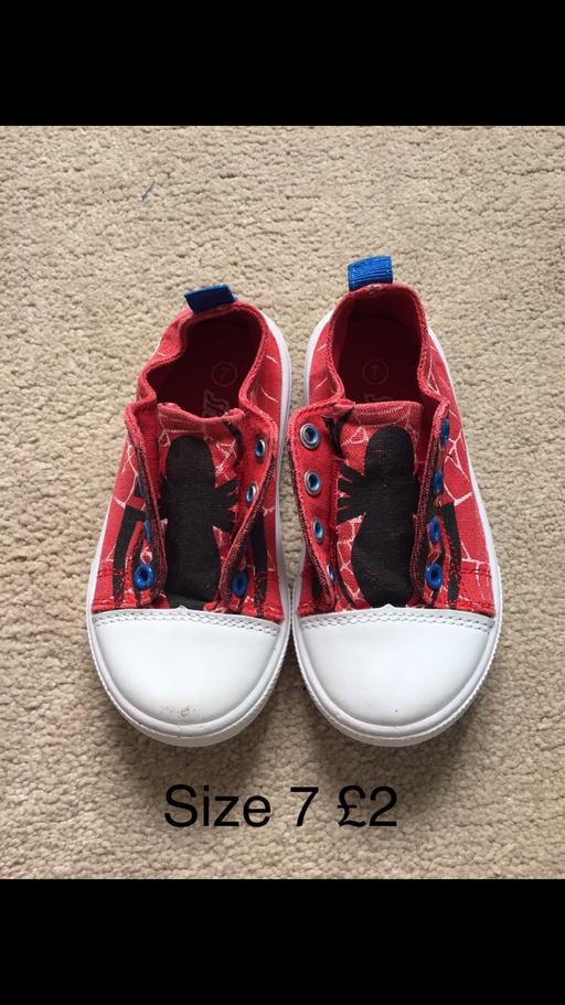 Buy & Sell Hertfordshire North Hertfordshire - Photos for Canvas Spiderman Trainers / Shoes - Size 7