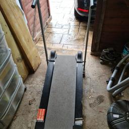 Treadmill, folds for easy storage
