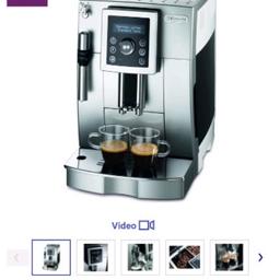 Great condition, 1 year old, comes with machine cleaning products and coffee beans. Not using enough so must go to a coffee lover who'll use it!