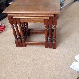 A nest of tables, need a little TLC. Which is reflected in the price. Cash on collection. With self distancing.
