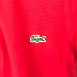 Red Lacoste polo top