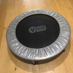 V Fit trampoline , 92 cms diameter , 20 high . Good condition . Collection only
