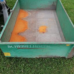 Mechanische Kipschaufel der Marke Scheibelhofer 180x125 im guten Zustand.