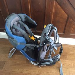 Very comfortable high quality deuter child carrier pet and smoke free home good condition