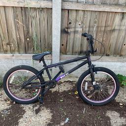 I have bmx bike for sale. It was in my garage for the last 3 years unused so tyres need pumping and brakes adjusting.