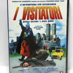I VISITATORI 1993 FILM DVD Jean Reno NUOVO SIGILLATO ITA FUORI CATALOGO 67512 - DVD NUOVO SIGILLATO EDIZIONE ITALIANA FILMAURO 2006 PAL REGIONE 2 LINGUE ITALIANO DURATA 100 Min circa - ATTENZIONE CELLOPHANE CON PICCOLO STRAPPO