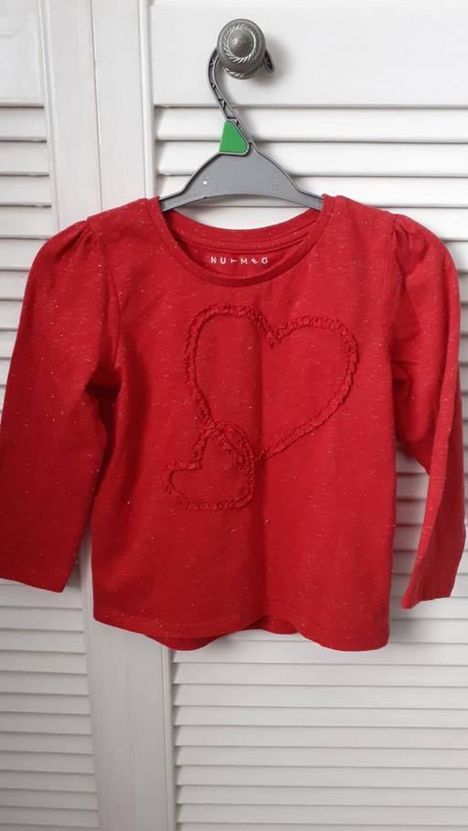 Buy & Sell Tyne and Wear Sunderland - Photos for Girls Top red with glitter (5 to 6yr old)