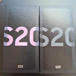 Samsung S20 einmal gray und einmal pink
128GB 4G
Rechnungen jeweils vom 10.06.2020
