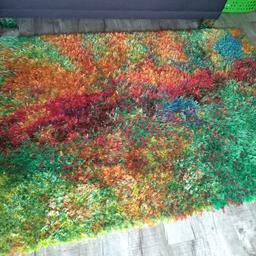 Schöner bunter Teppich aus tierfreiem nichtraucher Haushalt abzugeben.
Größe: 190 x 133 cm