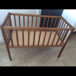 Kiddicare Glider Crib with Mattress in RM6 London for 30.00 for