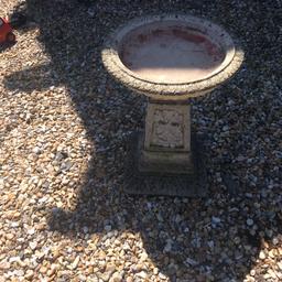 Very ornate stone bird bath got some age and in great condition. Can provide delivery if local