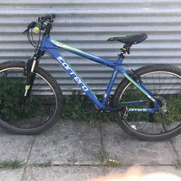 I have my carrera valour this bike is in mint condition 
• 24 speed 
• kenda tyres
• frame is in mint condition
• light bike
• smooth ride
• original components 
• sr sountor front forks 
• nice blue and green colour way
For more info please don’t hesitate to call me 
07306353626