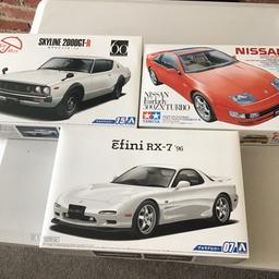Up for sale 3 brand new 1.24 scale model kits all in excellent condition they was got to keep busy over the lock down
Looking for new home 
Unstated all complete