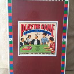 Play The Game (1970s Original) over 40 Board Games in a book, complete with Counters etc
New Unused Condition. A Classic collection of Nostalgic Board Games, Perfect for Christmas.
Would make a Great Gift.
£10 Cash on Collection.
Collection within 48 Hours of Agreeing to Buy or will re-list.