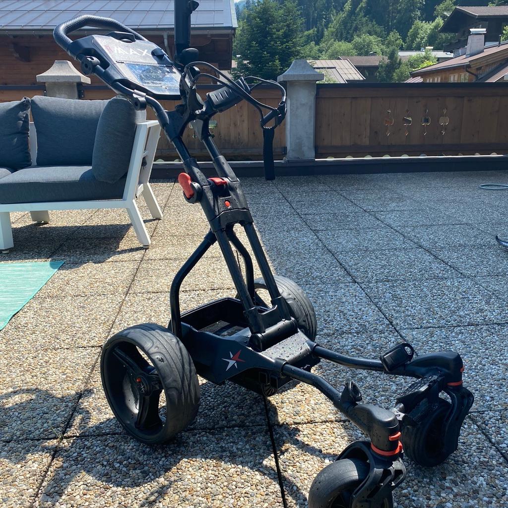 Max Coaster Quad Brake Elektro Golf Trolley in 6370 Stadt