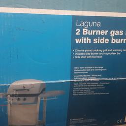 B&Q Laguna 2 burner gas barbecue with side burner never used