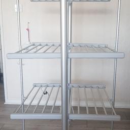 Dry your clothes quickly without cluttering your radiators with this practical indoor airer. Just plug it into the mains, feel the aluminium alloy heat up, and place your wet laundry on the 3 tiers to enjoy super-toasty results. Sturdy, lightweight and foldable, you’ll have no problem storing this airer too.

Price £34.99

Collection only