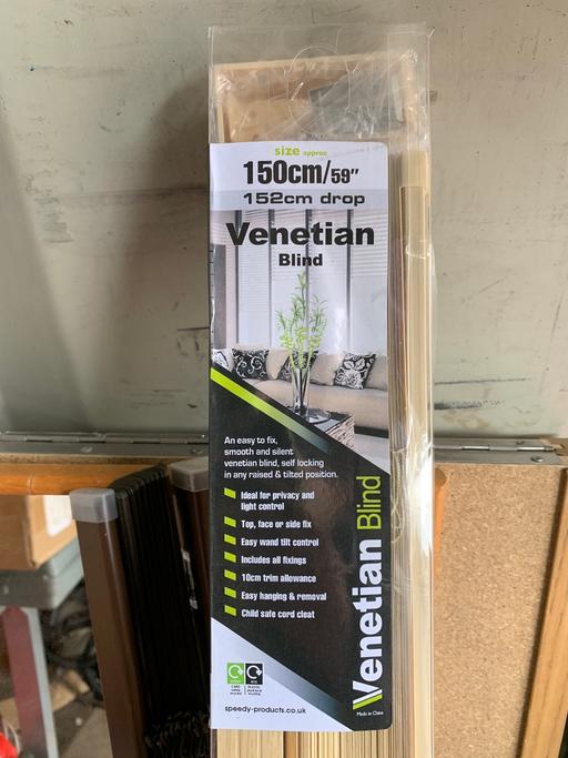 Buy & Sell West Midlands Sandwell - Photos for New PVC Venetian Blinds 150cmwide(59”)152drop