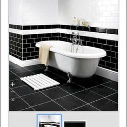 Brand new 3 boxes of black metro tiles, 150 in total. 
From Wickes. 
Can deliver in Bromsgrove