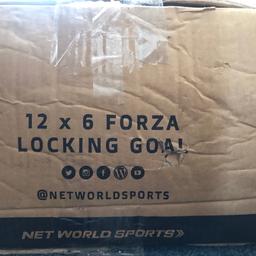 FORZA Locking Football Goal [12ft x 6ft] | 
Kids Garden Goals 
100% Weatherproof 
PVC

Brand new in the sealed Box!

Can delivery if local 
