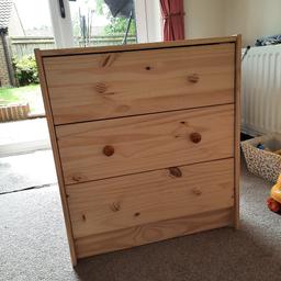 ikea chest of drawers H 70cm W 62cm D30cm good condition. Collection only. Horley.