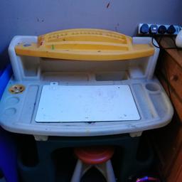 Craft table and stop. Good condition has few paint marks ect. My kids loved this but are sadly to big for it now.
Has loads of storage for craft stuff
Collection Wythenshawe m22