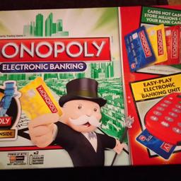 Original electronic monopoly game, all pieces are there and all in great clean condition, postage available with hermes tracked, £2.90 p&p costs, PayPal payments or bank transfer payments accepted.