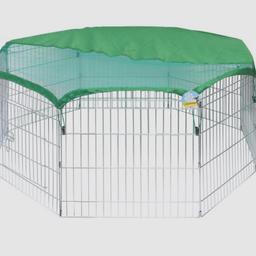 Me & My Pets Medium 6 Sided Playpen & Sun Cover. Comes flat packed.