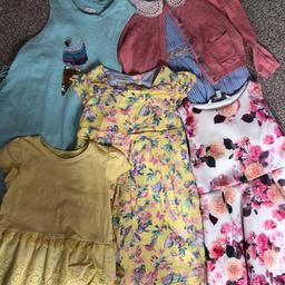 4 summer dresses, 1 with matching cardigan
1 yellow summer top
Collection only
Check out my other items :)