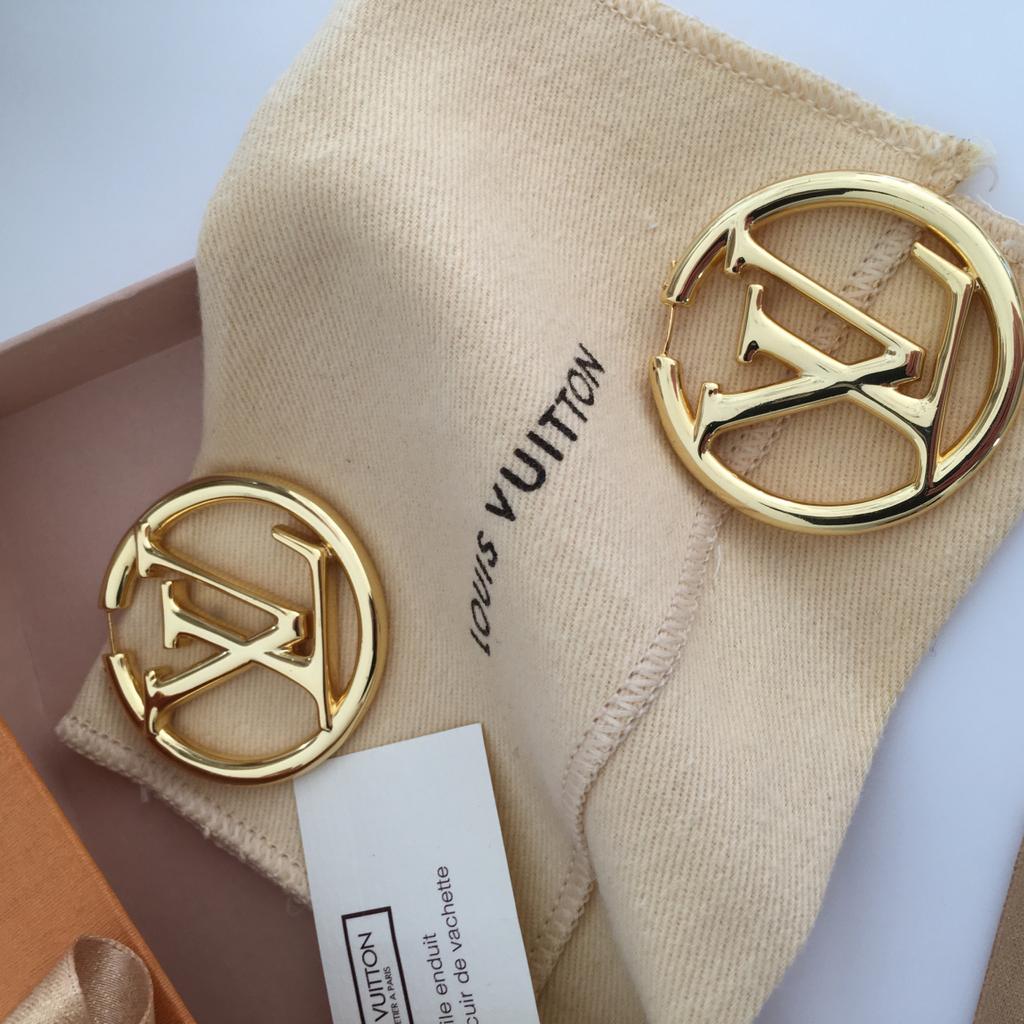 Louis Vuitton LV Ohrringe Louise Hoops Creolen in Gold 🖤🖤🖤unboxing 