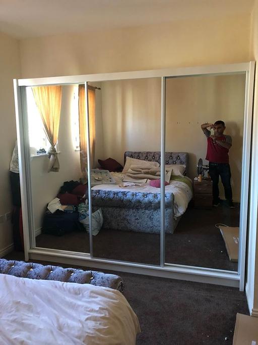 Buy & Sell South East London Abbey Wood - South East London - Photos for Chicago 3 Door Full Mirror Sliding Door