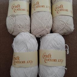 2 white, 3 ecru (beige) all new