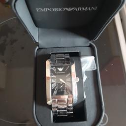 mens Armani watch never worn very good condition, comes with 3 extra links or nearest offer 