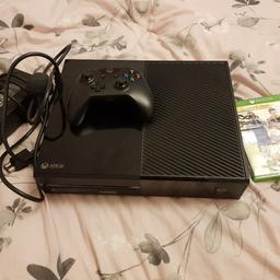 XBOX ONE 500GB Bundle.
Included:
XBOX 
POWER SUPPLY 
FIFA 15
WATCHDOGS 
CONTROLLER

Console is in fully working order.