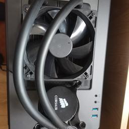 CORSAIR H55 Aio water cooler
Comes with Intel bracket
Good working condition

Plugs into cpu fan header
Kept my 4770k at constant 30-40 degrees
