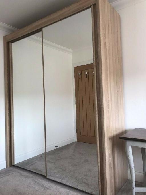 Buy & Sell South East London Abbey Wood - South East London - Photos for Oak color Sliding Door Beautiful Wardrobe