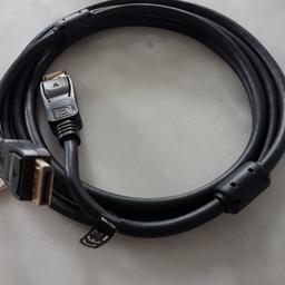 Gold plated displayport cable
2M