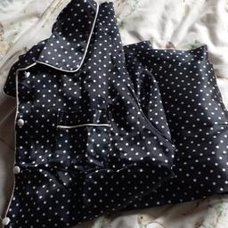 black white polka dot size small never worn  collection only