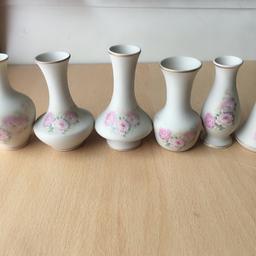 6 mini Ibis Aveiro Porcelain Vase