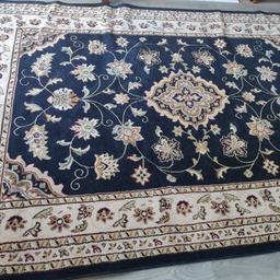 Beautiful clean rug put up for display. Fully washed.