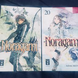 Manga Band 20 + 21 „Noragami“
Genre: Action
Autor: Adachitoka
Einzeln für 5€ möglich
Nach Wunsch per Versand für 1,55€ zzgl.