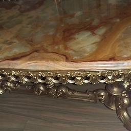 Lovely retro onyx / marble effect very heavy coffee table

4 foot x 21 inches

Reluctantly selling only because we no longer have space for it