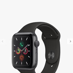 Apple Watch Series 5 GPS, 44mm Gold Aluminium Case with
Black Sport Band – Regular . Fixed price