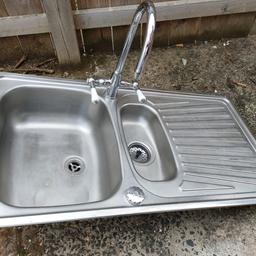 Kitchen sink with taps used condition 
Collection from acklam