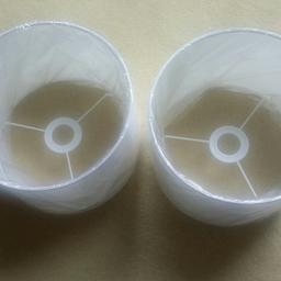 2 X White Light Shades 
Never used, still in packaging 
20cm diameter