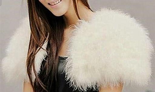 Buy & Sell West Midlands Dudley - Photos for Wedding Hight Real Feather Fur Coat Jacket