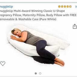 Brand new SnuggleUp U-Shape Pregnancy Pillow, Maternity Pillow, Body Pillow with white Removeable & Washable Case. Still in packaging. Collection only from SE6
